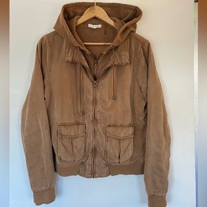 Anthropologie On the Road midweight double zip hoodie. Large